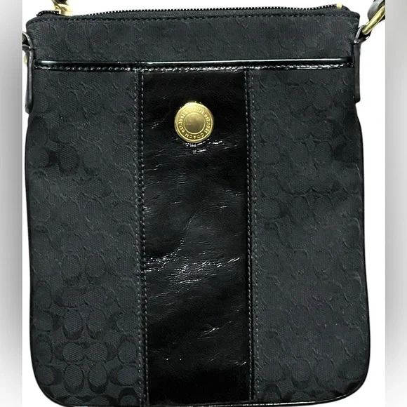 Y2K Coach Signature Crossbody Black (2007) - Picture 5 of 15